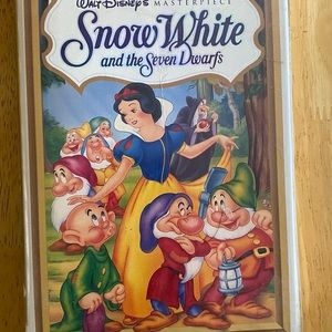 Snow White and the Seven Dwarfs (VHS, 1994) Walt Disney Masterpiece